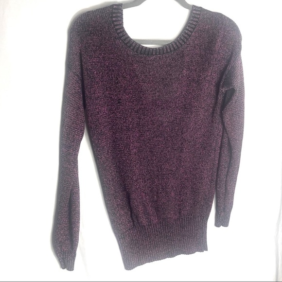 Metallic purple sweater - Picture 3 of 6